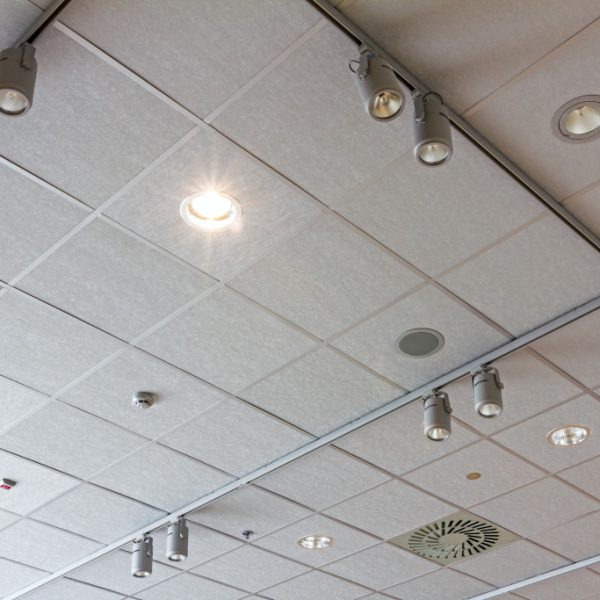Commercial building ceiling