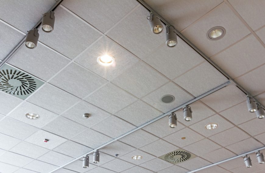 Commercial building ceiling